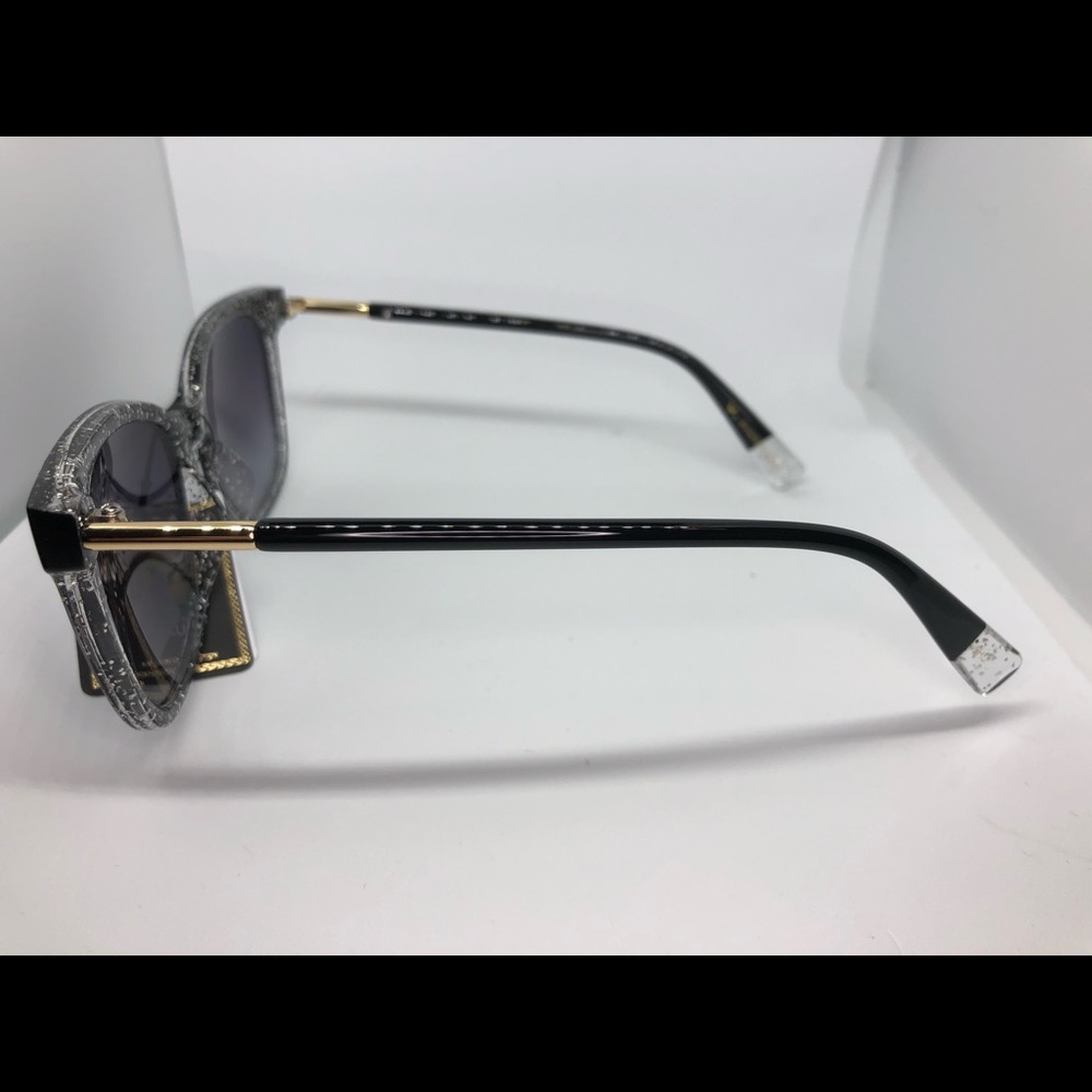 🆕 VG Black with Silver Sparkle Fashion Sunglasses - Picture 4 of 6